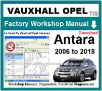 vauxhall antara Workshop Manual Download